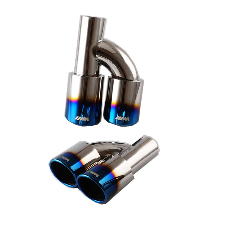 Hot sale High performance Universal blue exhaust muffler tips 7021B