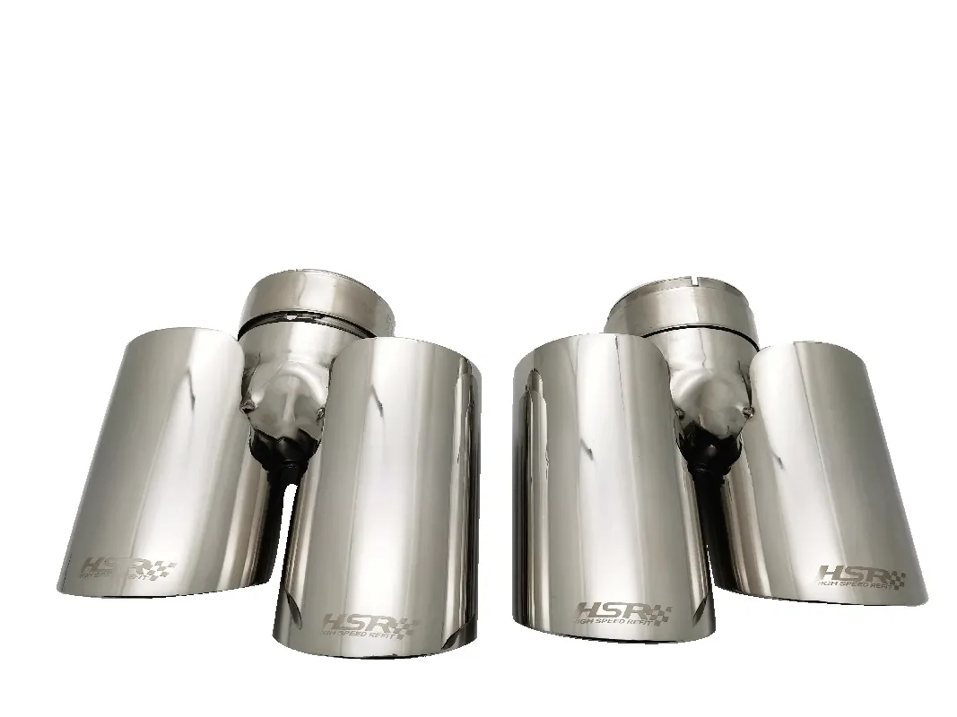 304 stainless steel chroming high quality twin Exhaust Muffler Tips