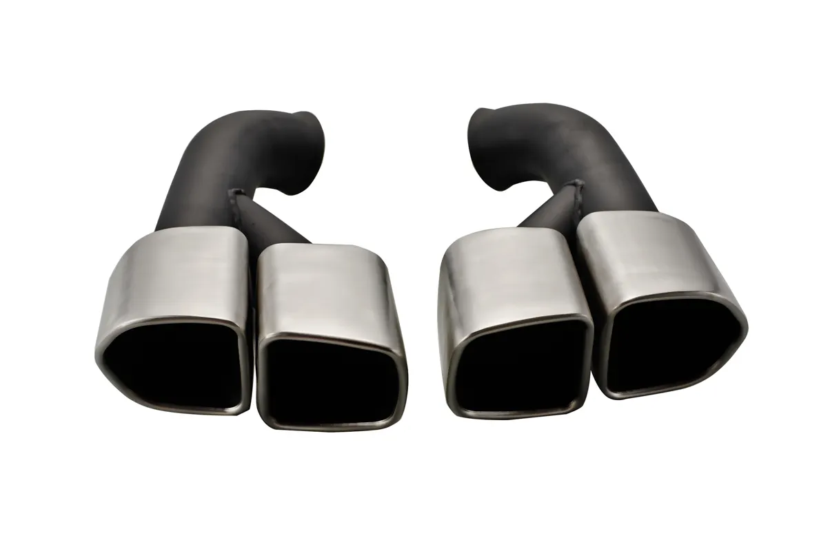 Silenciadores para tubos de descarga de cromo de alto rendimiento para un cuadrado de Porsche 14 + Cayenne 958