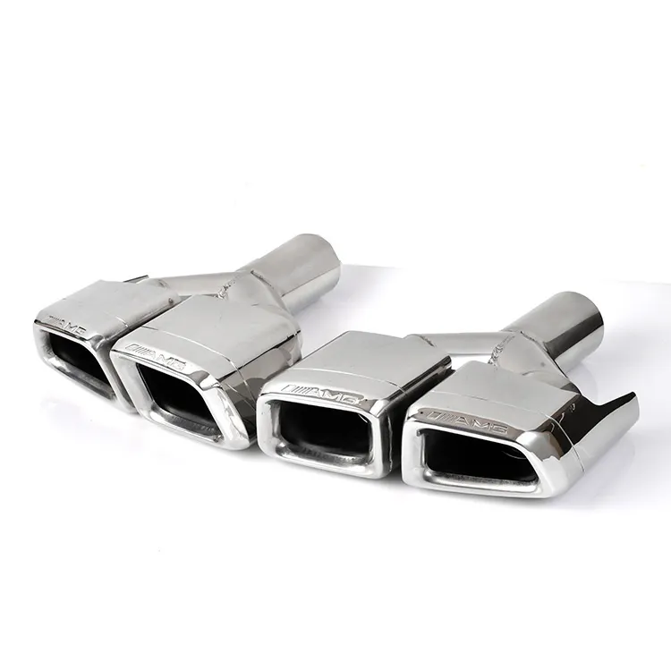 304 stainless steel Mirror polish for w166 GL ML AMG car exhaust pipe tail throat manufacturer
