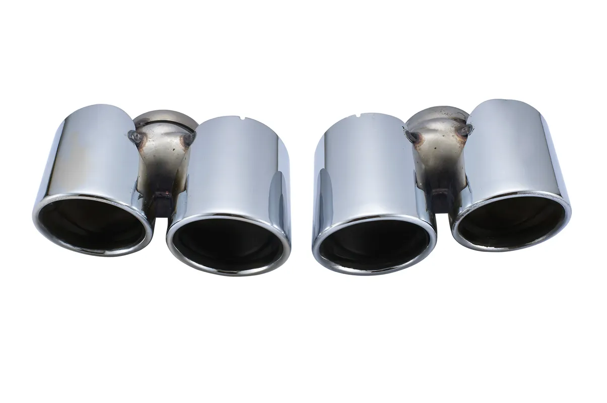 Efficient Competitive Price #304 Stainless steel muffler exhaust tip for porsche Mirror Polish Porsc